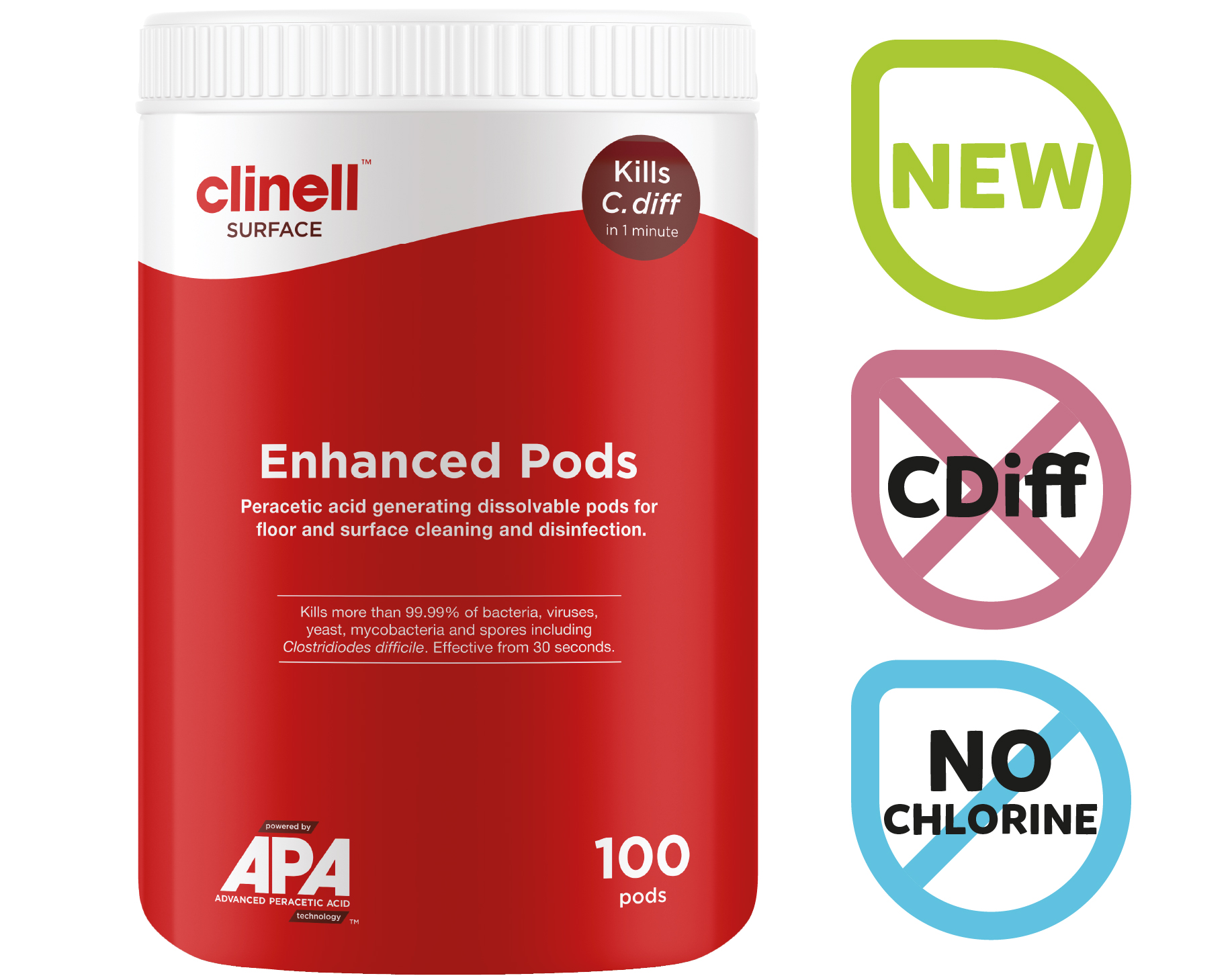 Clinell Enhanced Pods