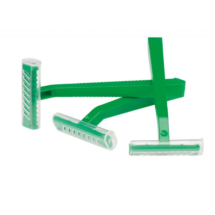 Disposable Preparation Razors - Single Sided Blade - (Pack 100)