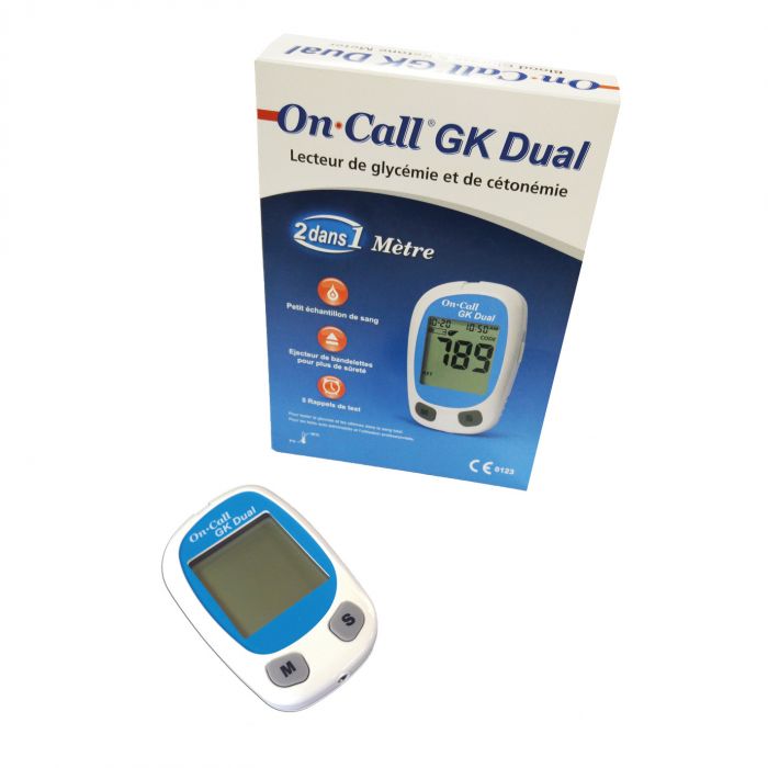 On-Call GK Dual Blood Glucose & Ketone Test Meter - (Single)