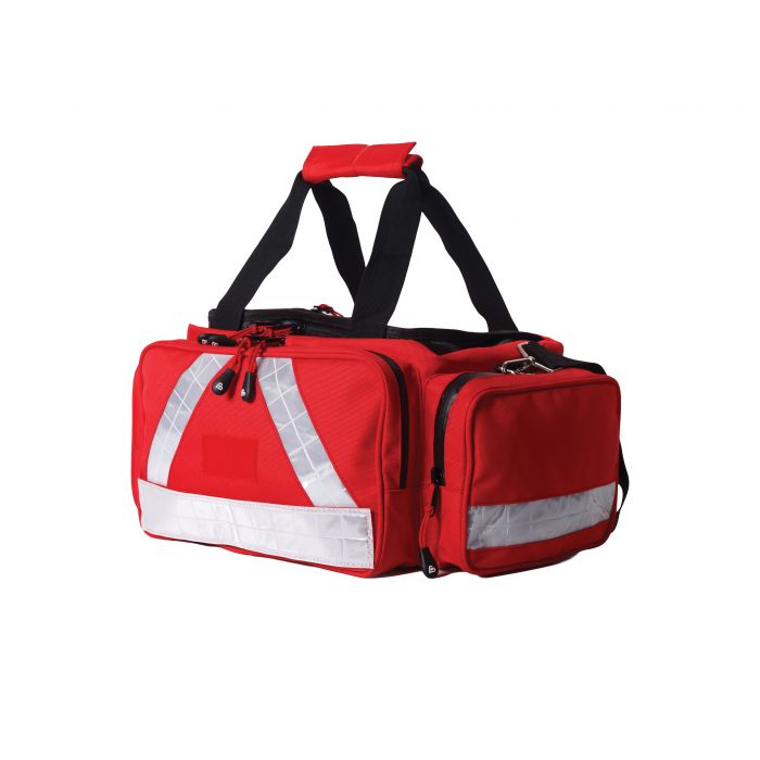 Premium Emergency Bag (Empty) - Waterproof - Medium - Red - (Single)