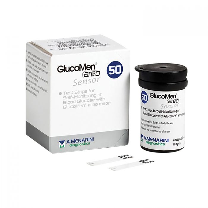 GlucoMen Areo Blood Glucose Test Strips - (Pack 50)