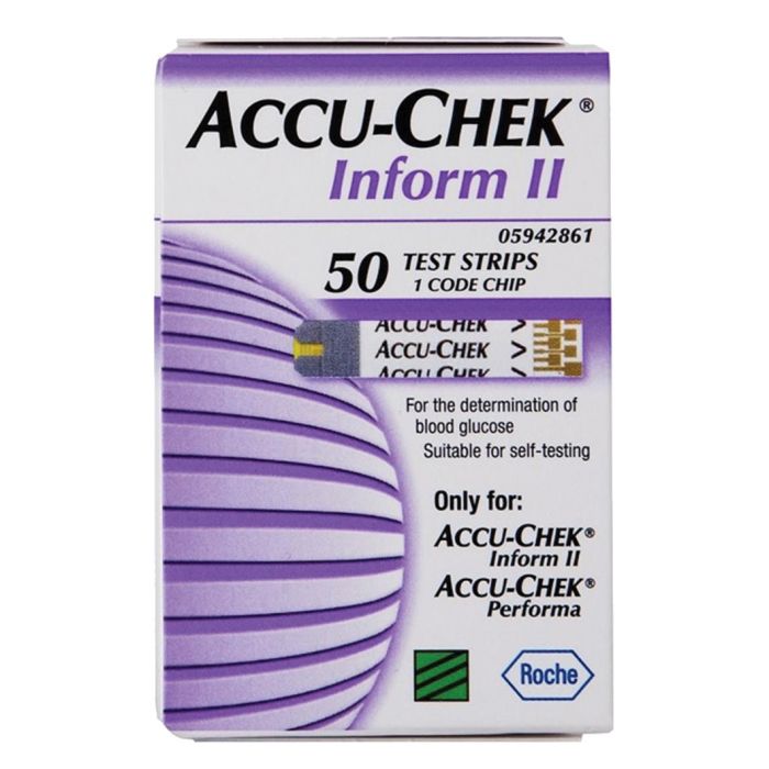 Accu-Chek Inform II Blood Glucose Test Strips - (Pack 50)