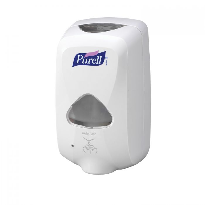 Purell TFX Touch-Free Automatic Hand Sanitiser Dispenser - White - (Single)