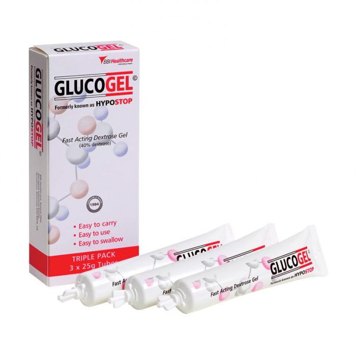 Glucogel Dextrose Gel - 25g Tubes - (Pack 3)