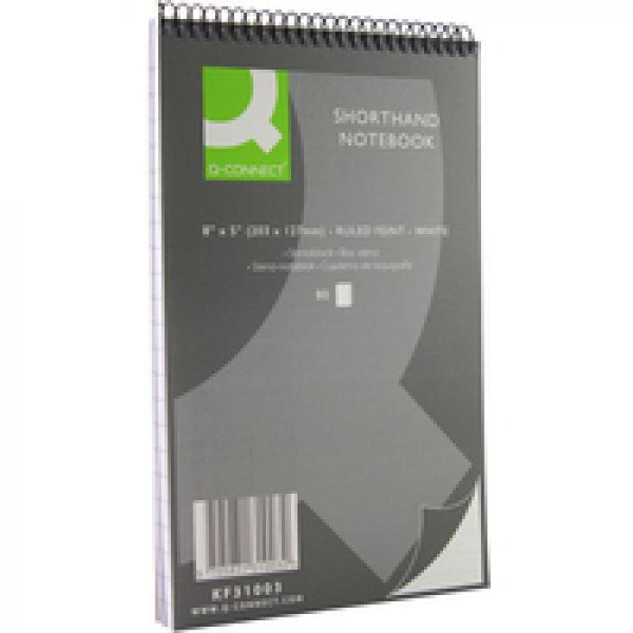 Q-Connect Shorthand Notebook 80 Leaf Feint Ruled - (Pack 20)