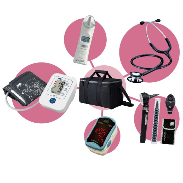 General Examination Equipment Kit with Bag - Basic - (Single)