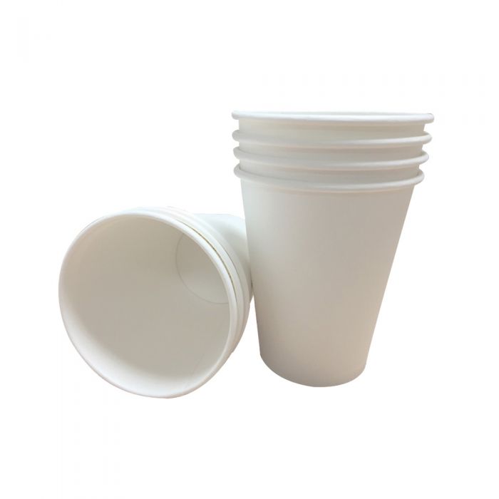 Disposable 8oz Paper Drinking Cups - White - (Pack 50)