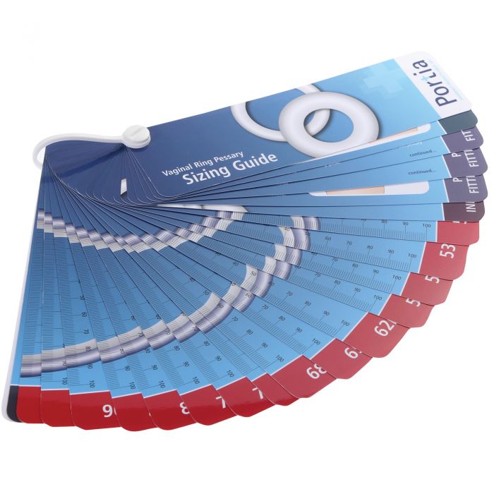 Portia Vaginal Ring Pessary Sizing Guide Cards - (Single)