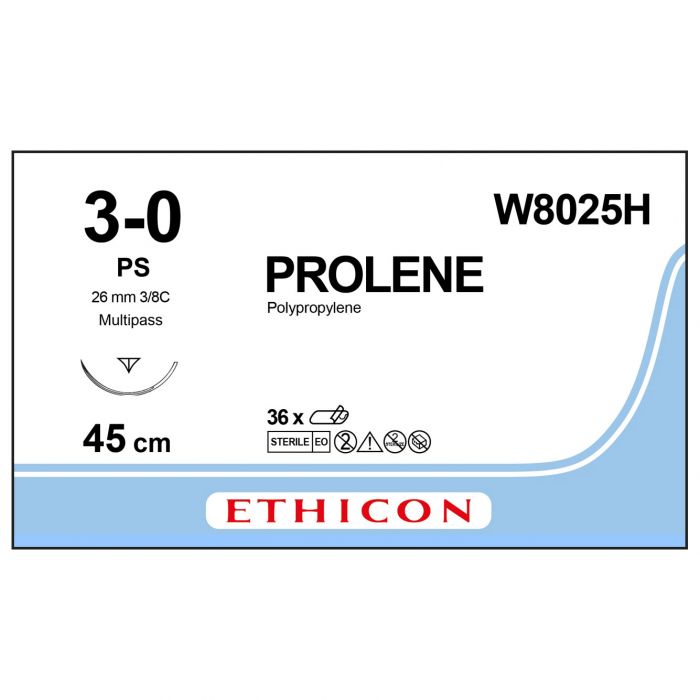 Prolene Sutures - 3/0 - 45cm - Blue - (Pack 36)
