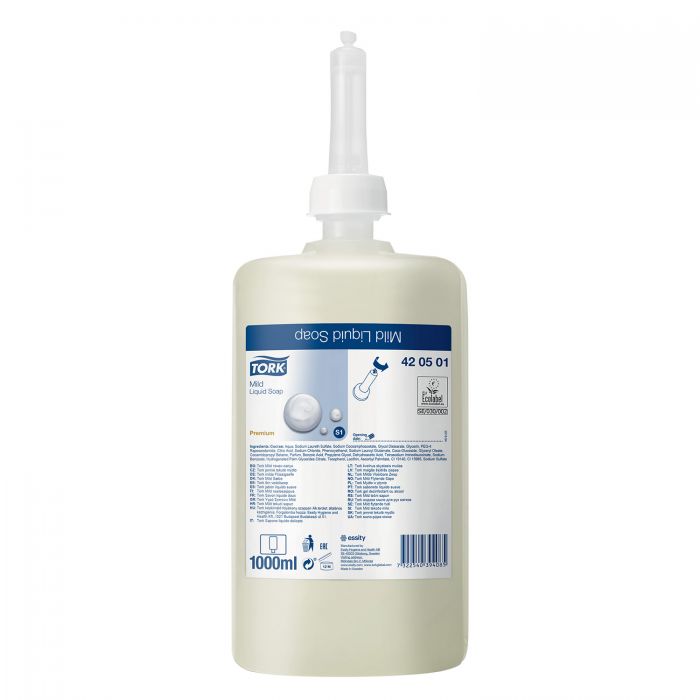 Tork Mild Liquid Soap - Premium (S1) - 1000ml Cartridge - (Pack 6)