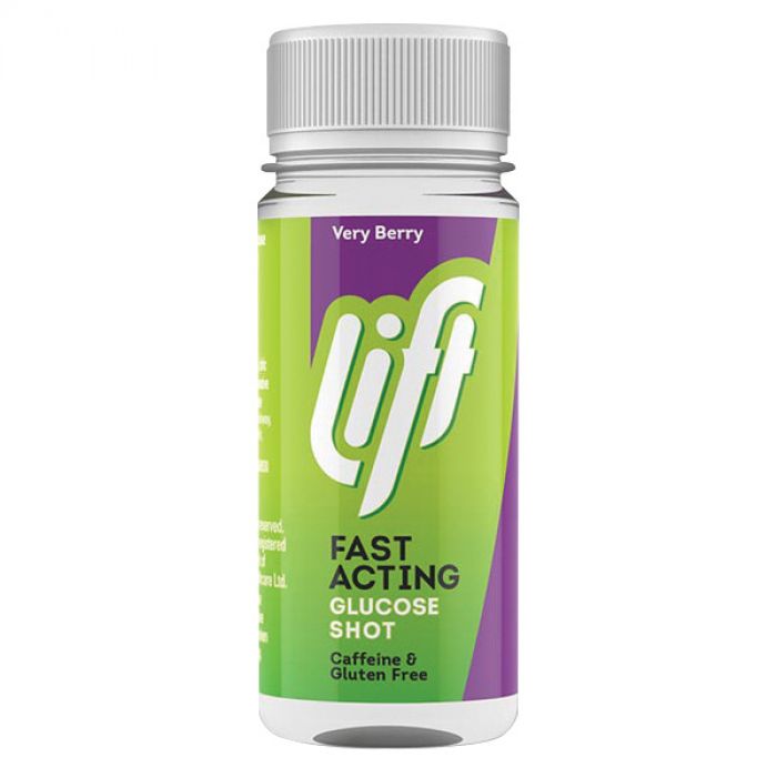 Lift Fast Acting Glucose Shot - Very Berry Flavour - 60ml - (Single)