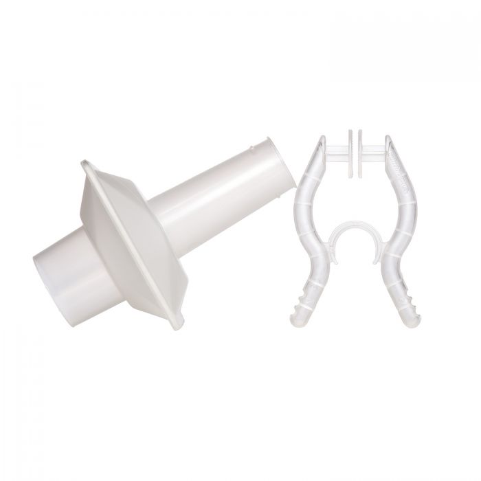 Vitalograph Eco Bacterial/Viral Filters with Bite Lip & Disposable Nose Clips - (Pack 75) 