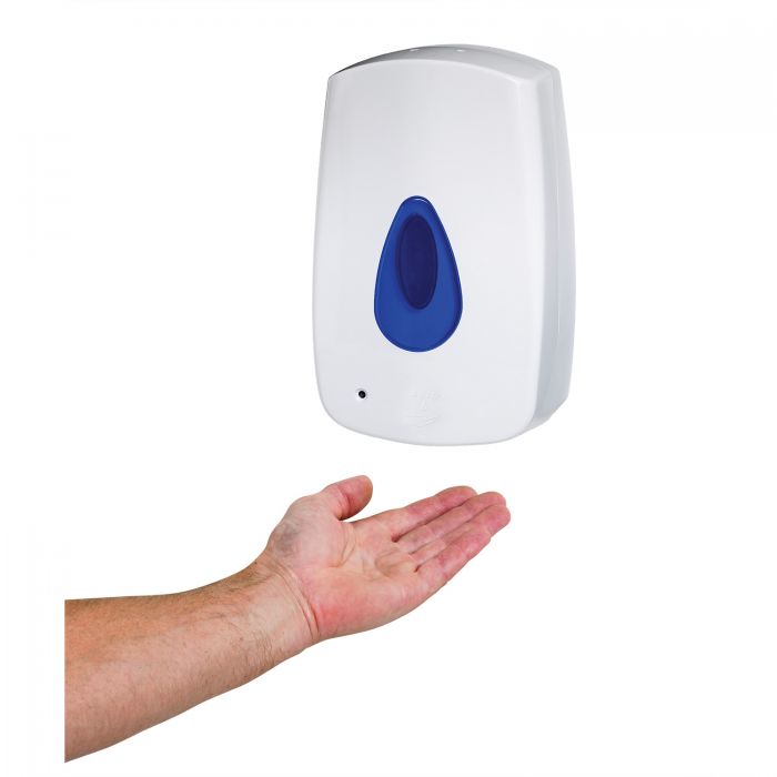 Touch-Free Automatic Hand Soap/Sanitiser Dispenser - 1.2 Litre Bulk-Fill - Wall Mounted - (Single)