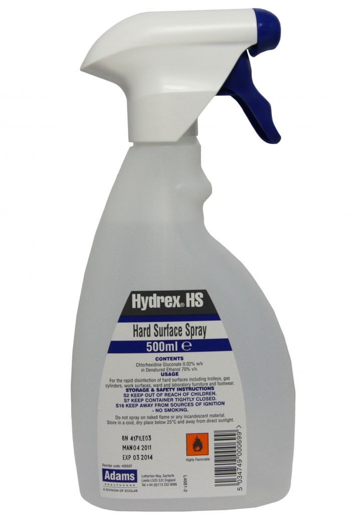 Hydrex HS Hard Surface Spray - 500ml - (Single)