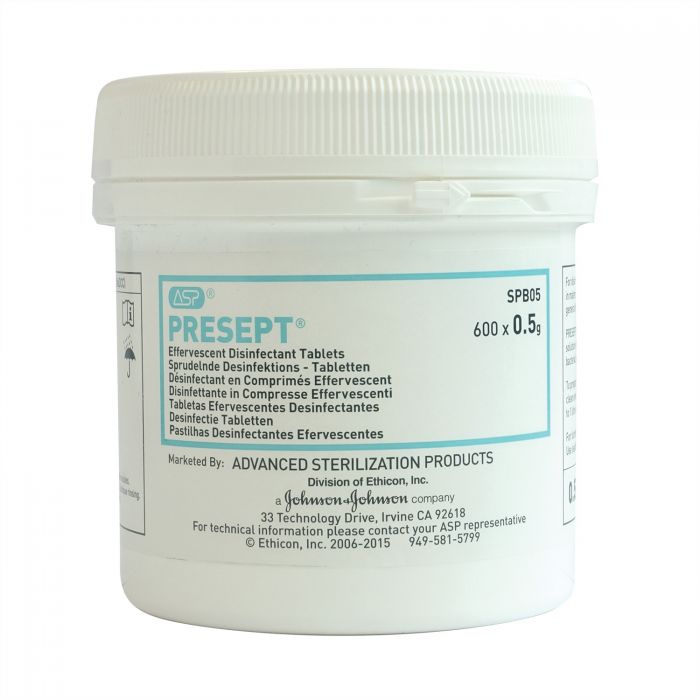 Presept Disinfectant Tablets - 0.5g - (Pack 600)