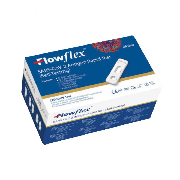 FlowFlex COVID-19 Antigen Rapid Test Casette - (Pack 25)