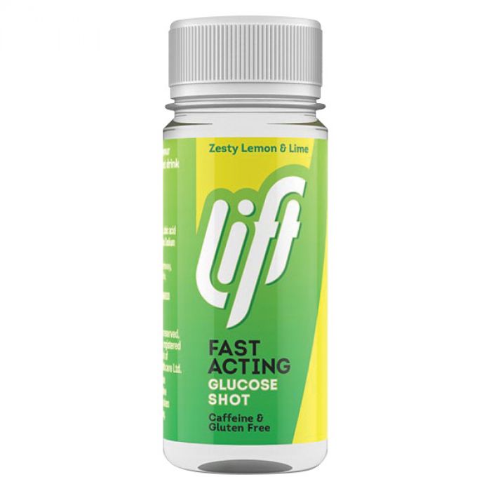 Lift Fast Acting Glucose Shot - Zesty Lemon & Lime Flavour - 60ml - (Single)