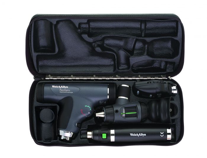 Welch Allyn 3.5V PanOptic Prestige Diagnostic Set with Lithium-Ion Handle - (Single)