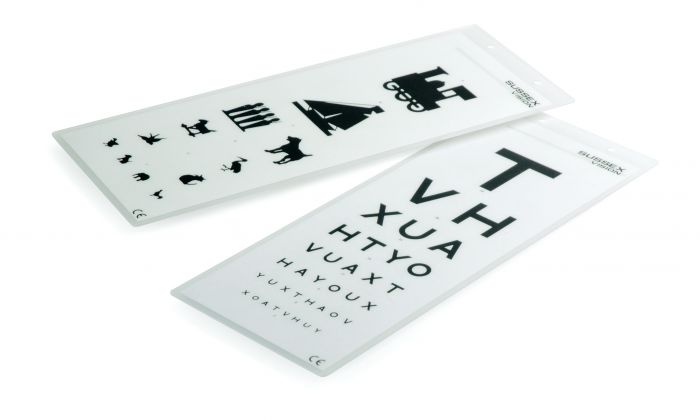 Test Chart Double Sided 3m Viewing Distance - (Single)