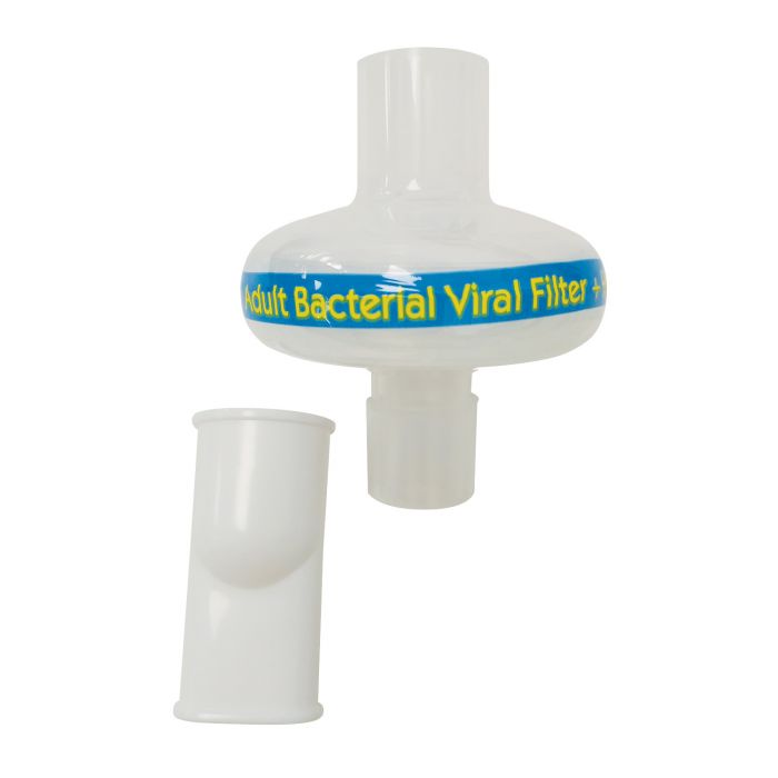 Bacterial Viral Filter with Entonox Mouthpiece - (Pack 50)