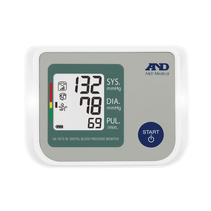 A&D UA-767S-W Digital Blood Pressure Monitor with Wide Range Cuff (22-42cm) - (Single)