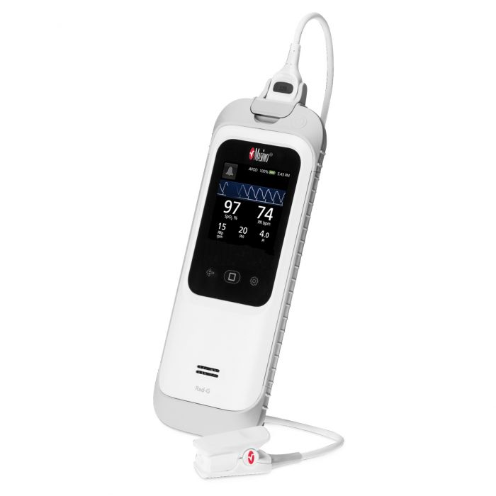 Masimo Rad-G Pulse Oximeter with Adult/Paediatric (>/= 3kg) Reusable Finger Clip Sensor - (Single)  *** SPECIAL OFFER ***
