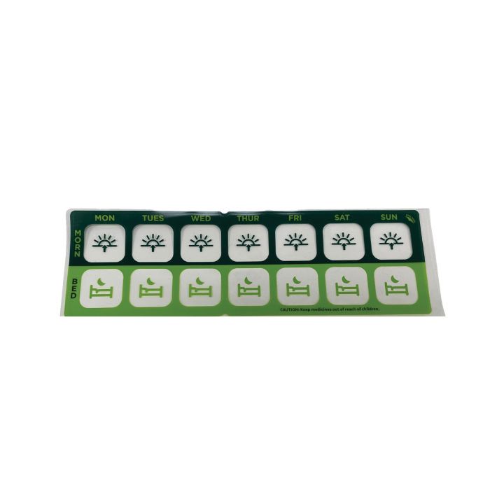 Pharmasafe Disposable Tablet Trays - 7-Days / 2-Sections per Day