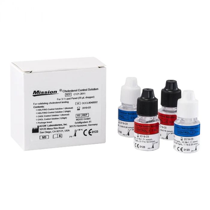 Mission Cholesterol Control Solution for 3-1 Lipid Test Panels - (Single)