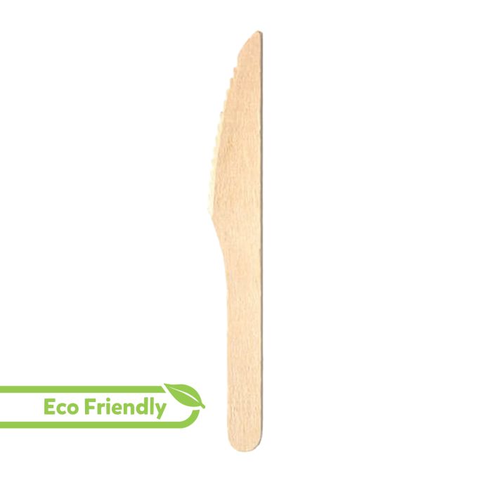 Disposable Wooden Knife - (Pack 100)