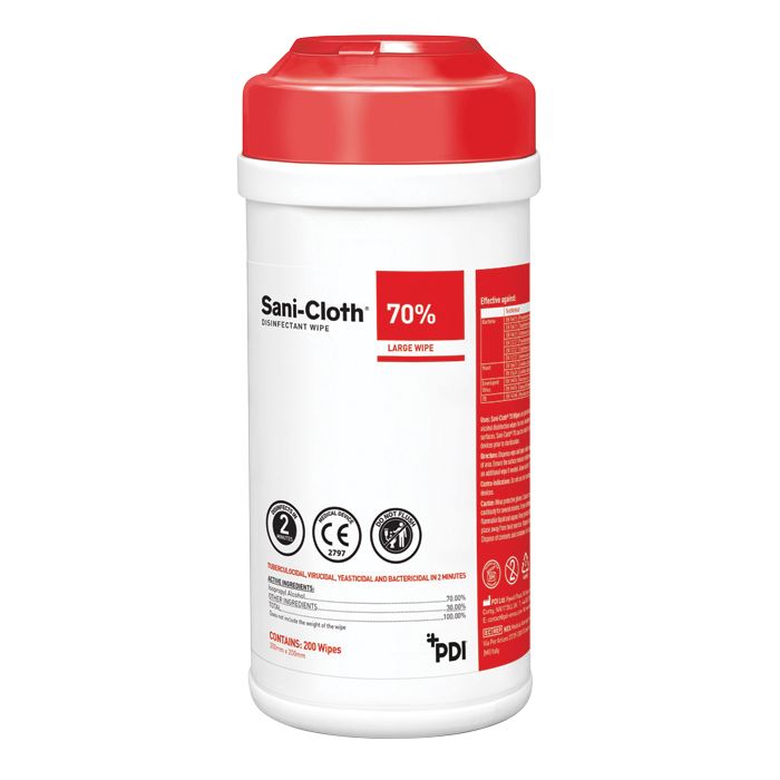 PDI Sani-Cloth 70% Alcohol Disinfectant Wipe - (Pack 200)