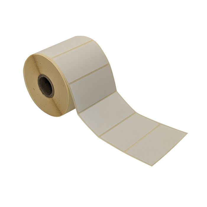 Plain Direct Thermal Printer Dispensary Labels - 70mm x 36mm - 25mm Core - Roll - (Pack 1000)