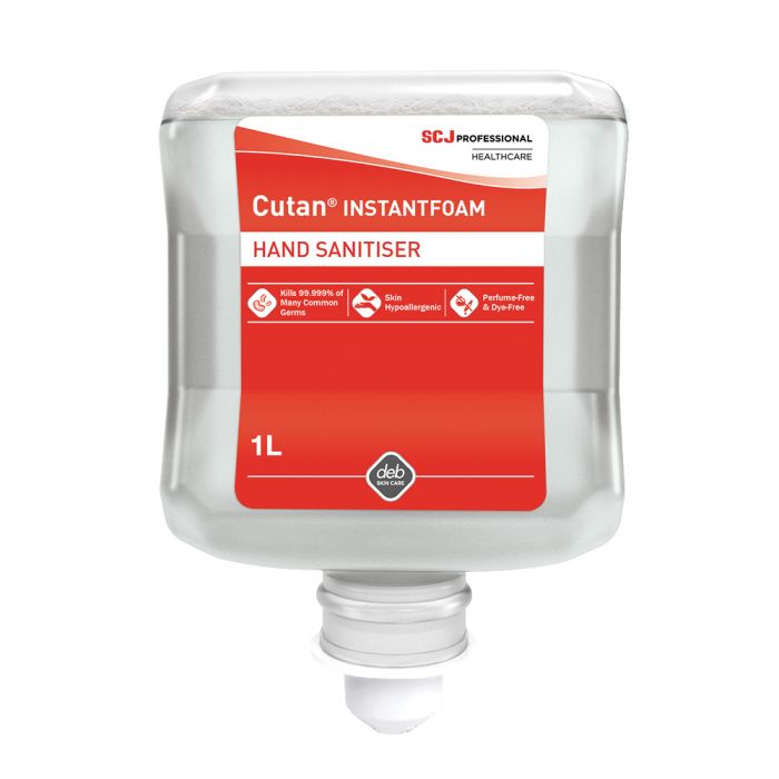 Cutan InstantFOAM Hand Sanitiser - 1 Litre Cartridge - (Single)
