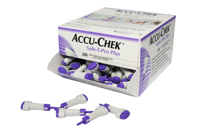 Accu-Chek Safe-T-Pro Plus Lancet Device - (Pack 200)