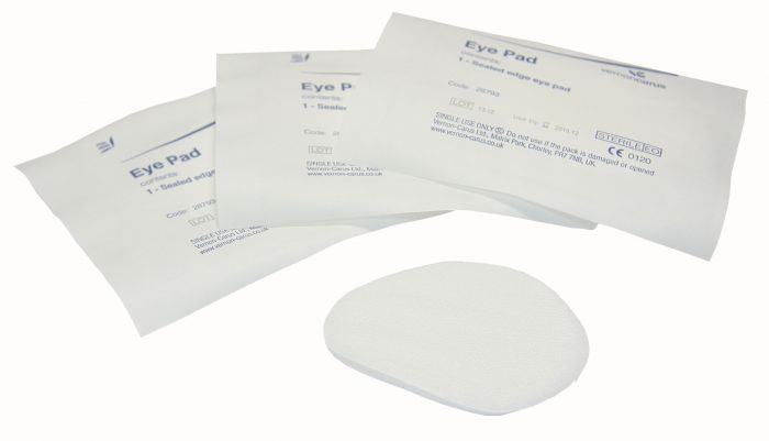 Non Woven Eye Pad - Sterile - 8cm x 6cm - (Pack 50)