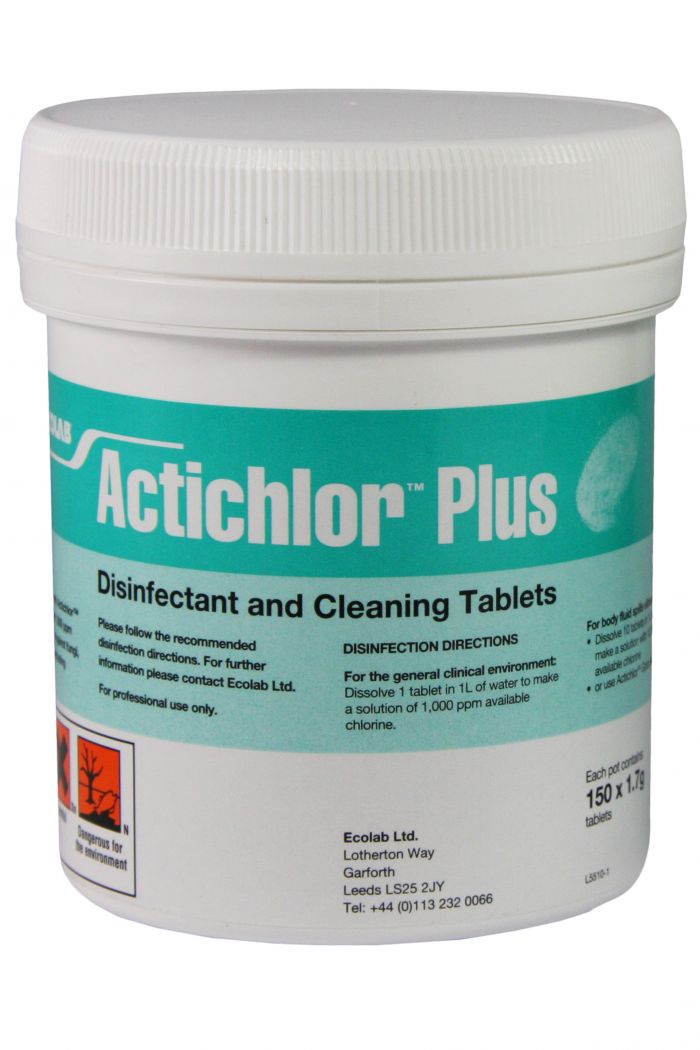 Actichlor Plus Disinfectant Tablets - 1.7g - (Pack 150)