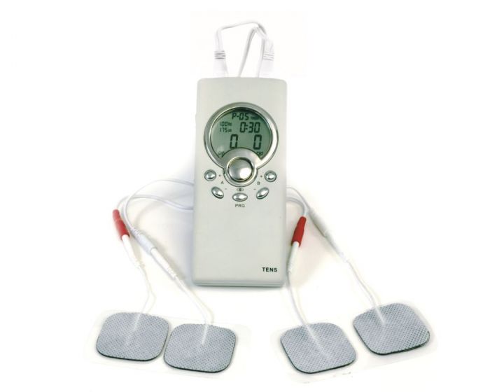 Retro DX6605D TENS Machine with 4 Gel Pads & Leads - (Single)