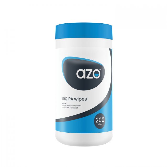 Azo 70% IPA Disinfectant Wipes - (Pack 200)