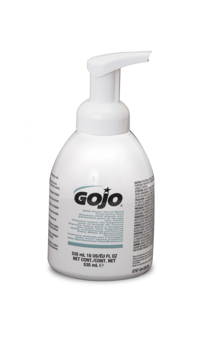 GOJO Mild Foam Hand Wash - 535ml Pump Bottle - (Single)