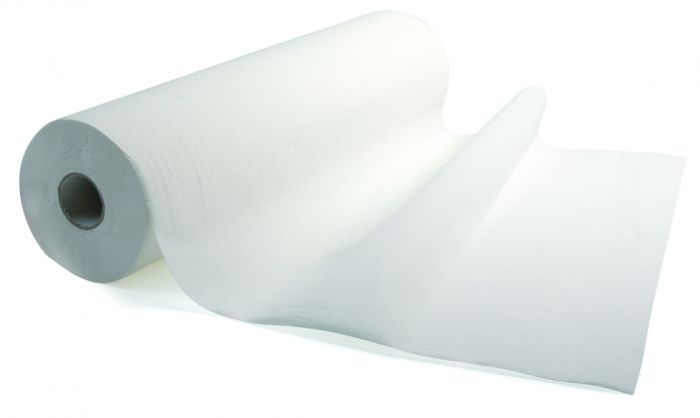 Premium White Couch Rolls - 20" - 2-Ply Embossed - (Case 9)