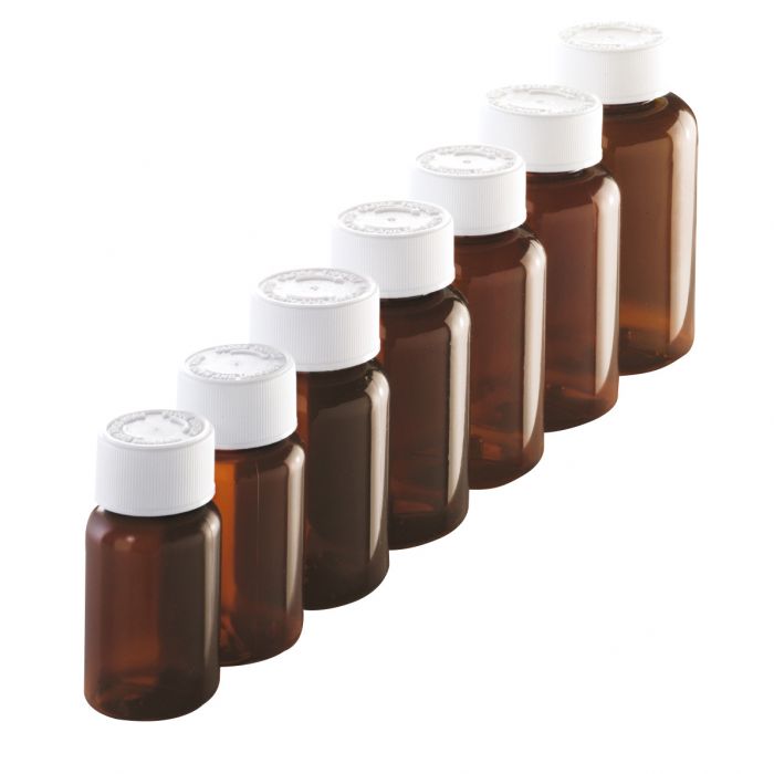 Unopac - Ready Capped Round Tablet Bottles