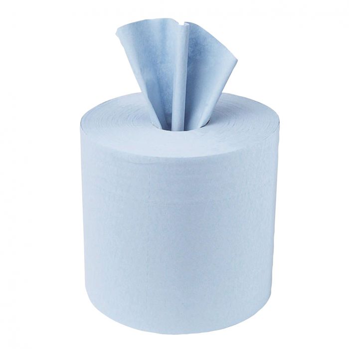 Centrefeed Roll - Standard - 2-Ply - Blue - 150m - (Pack 6)