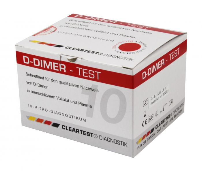 Cleartest D-Dimer Test - (Pack 10)