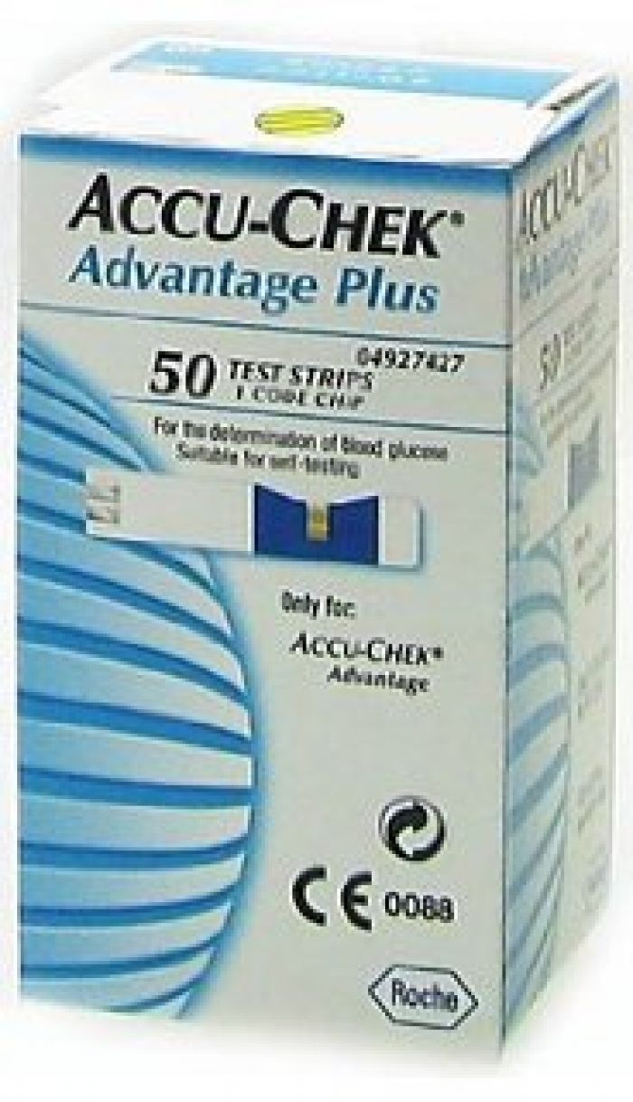 Accu-Chek Advantage Plus Test Strips - (Pack 50)