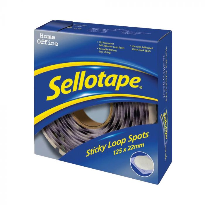 Sellotape Sticky Loop Spots - 22mm - (Pack 125)