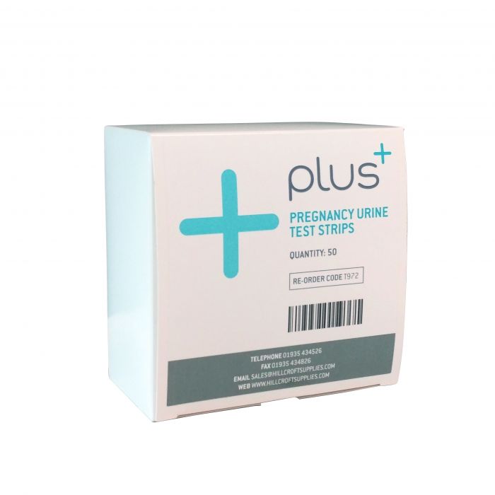 PLUS Pregnancy Urine Test Strips - (Pack 50)