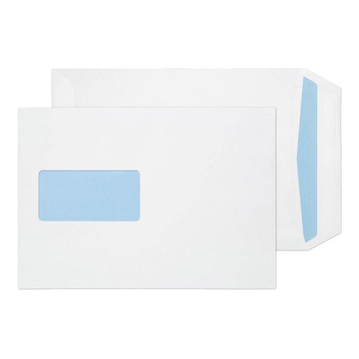 Envelopes - C5 - Self-Seal - Window - 90gsm - White - (Pack 500)