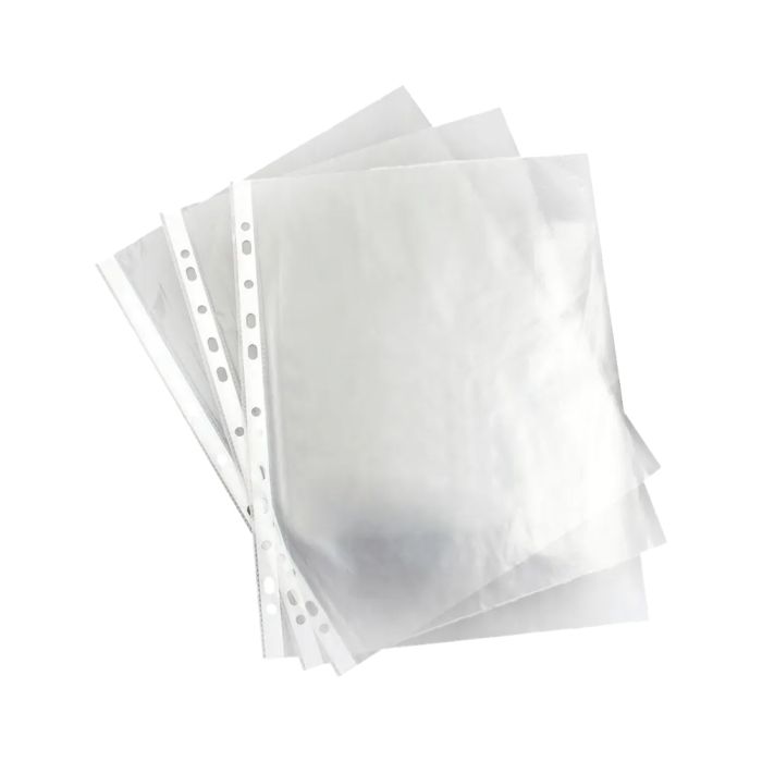 Punched Pocket - A4 - Clear - 35 Micron - (Pack 100)