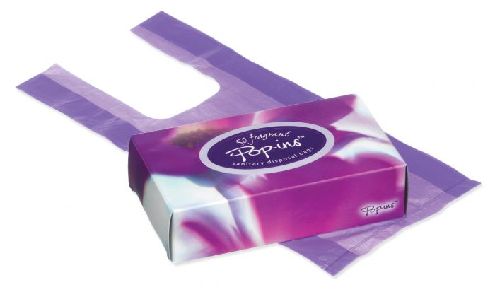 Pop-Ins Fragranced Sanitary Disposal Bags - (Pack 50)