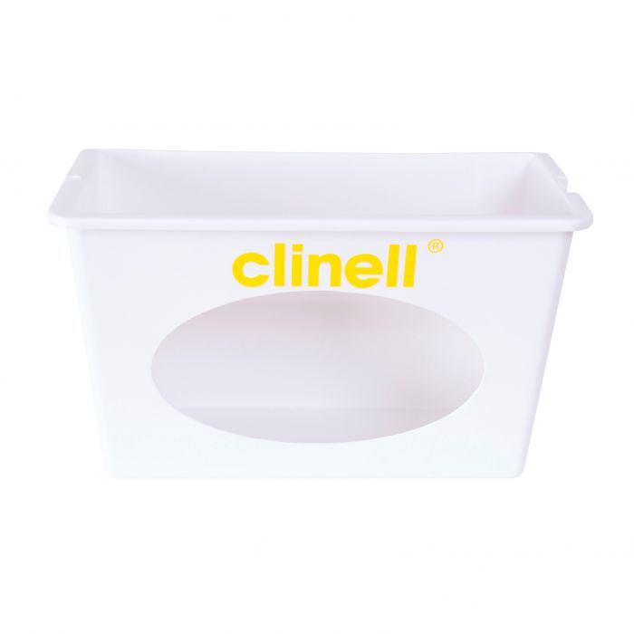 Wall Dispenser for Clinell Detergent Wipes Pack - White - (Single)