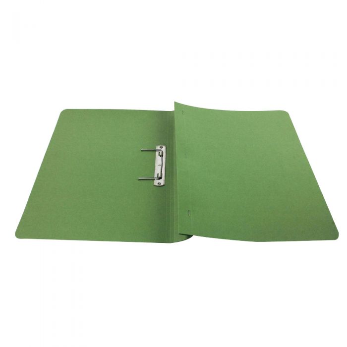 Q-Connect Transfer File FC/A4 35mm Capacity - Green - (Pack 25)